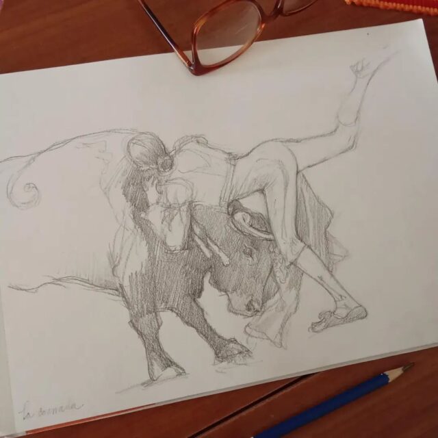 La cornada #art #drawing #pencildrawing #torera #spain