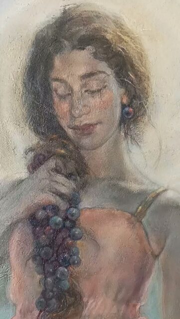 Syrah #art #ivosirakov #artist #vino #women